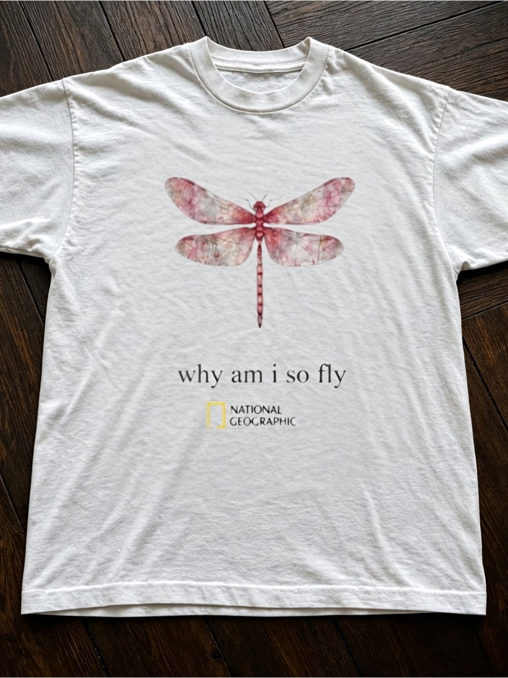 White Dragonfly Funny Quote Tee Unisex